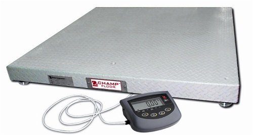 Ohaus Champ Floor Scale CF2500L11, 48 x 48 in. Platform (2,500 lb x 0.5 lb / 0.2 kg)
