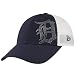 New Era Detroit Tigers Ladies Navy Blue-White Jersey Shimmer Rhinestone Mesh Back Adjustable Hat