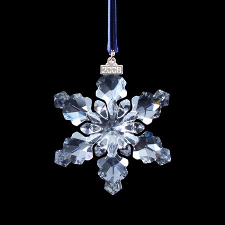 Swarovski 2008 Annual Full-Size Snowflake Christmas Ornament