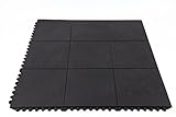 Incstores Evolution Rubber Floor Tiles - Equipment Mats, Gym Flooring and Utility Floors (Center Tiles, Sold Individually)