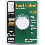 White Fan Speed Round Switch C