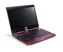 Acer Aspire 1825PTZ-414G32n 29,5 cm (11,6 Zoll) Notebook (Intel Dual Core SU4100 1,3GHz, 4GB RAM, 320GB HDD, Intel GMA 4500MHD, Win 7 HP) rot