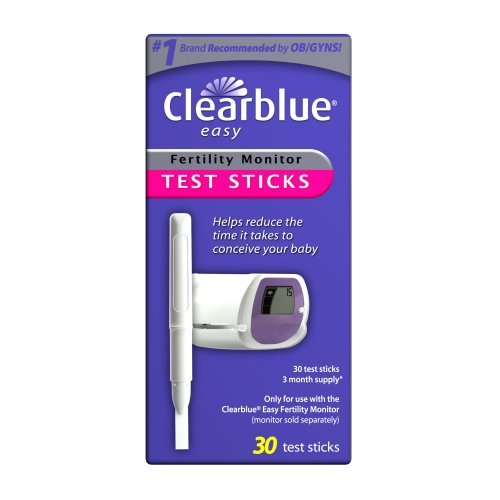 Clearblue Easy Fertility Monitor Test Sticks, 30-Count Box