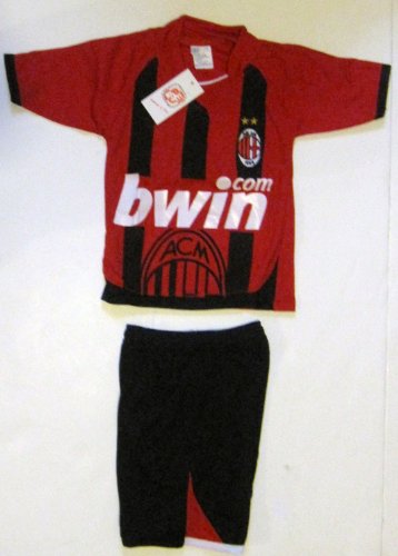 ac milan soccer football kids set size 14