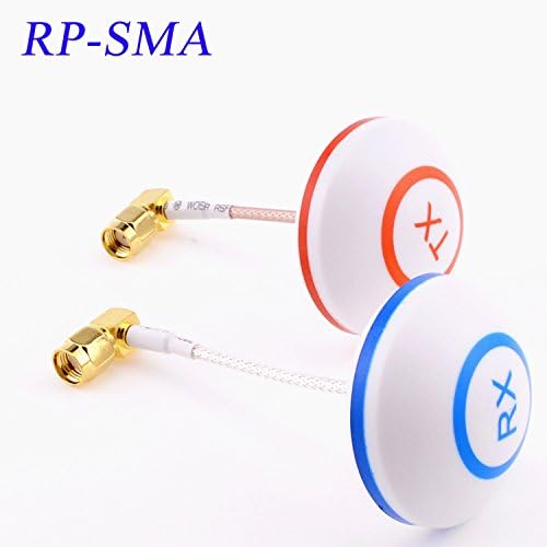 Readytofly® FPV 5.8G Circular Polarized Mushroom Antenna for Multicopter Tx and Rx RP-SMA ( L Type )