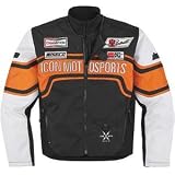 Icon Brawnson Sidewinder Jacket - Small/Orange