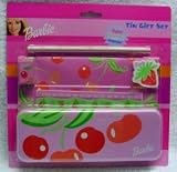 Review Copywrite Designs  / Barbie Tin Gift Set - Super Stationary Set to Show Your Friends!