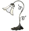Meyda Tiffany 15" High Curved Tiffany Desk Lamp 21924