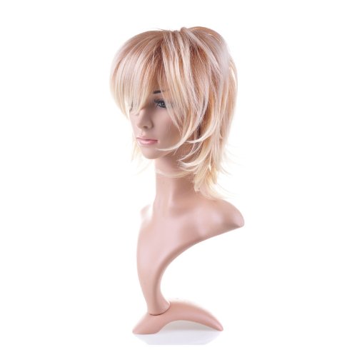 Blonde Mixed Short Spike Gothic Lolita Layer Wig