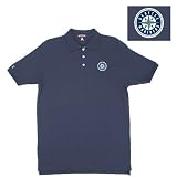 Seattle Mariners MLB Classic Pique Polo Shirt (Navy)