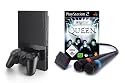 PlayStation 2 Konsole black + SingStar Queen inkl. Mikrofone