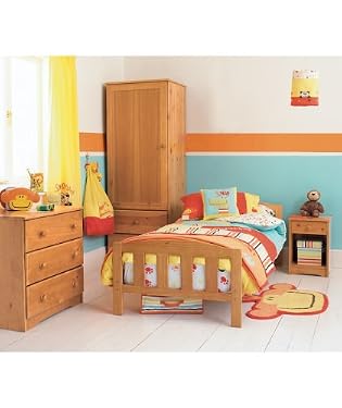 Pine single bed