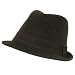 New Wool Corduroy Stingy Brim Fedora Trilby Hat Brown Large Extra Large