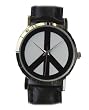 PEACE symbol watch. Silver tone classic size suitable for men and women