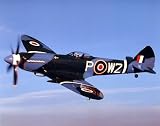 Military British MK19 Spitfire Plane Aviation Aircraft Art Print Poster (16x20)