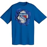 New York Rangers Big and Tall Ripped T-Shirt (4X)