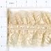 Lace Trim with Sequin and Ribbon - Beige - 4