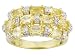 1.60CTW CITRINE WITH DIAMOND ACCENT 18KT OVER STERLING SILVER RING