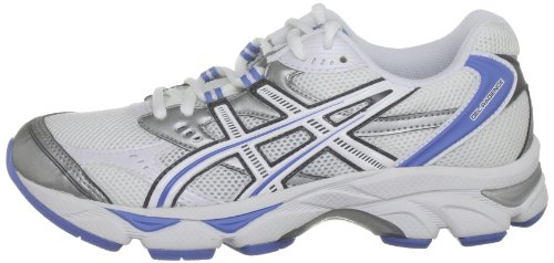 ASICS Women's Gel Radience White/Lavender/Lightning Trainer T1F5N 0124 5 UK