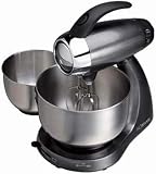 41y2AxXHXOL. SL160  LUXUS KÜCHENMASCHINE MIT STARKEN 500 WATT + 2 EDELSTAHL   SCHÜSSELN UND DIVERSEN HAKEN + BESEN INKL. 12 LEISTUNGSSTUFEN NEU + OVP