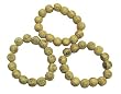 Mala wrist beads - set of 3 buddha prayer beads - wood