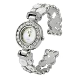 Geneva Platinum Hinged Luxury Fashion Watch by Geneva