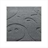 Sculpture Gray Wool Contemporary Rug Size: 5 x 8 Sculpture Gray Wool Contemporary Rug Size: 5 x 8
