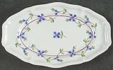 Herend Blue Garland (Pbg) Mini Tureen Tray, Fine China Dinnerware