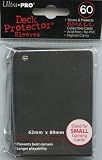 Ultra Pro Card Supplies YUGIOH Deck Protector Sleeves Black 60 Count