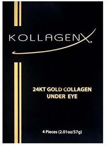 KollagenX 24KT Gold Collagen Under Eye Unit, 0.43 fl oz, 4 Piece by KollagenX
