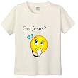 GOT JESUS-HAPPY FACE - BigBoyMusic Youth Designs - White T-shirt