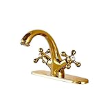 Rozin メッキ 洗面器用 蛇口 華奢 浴室 洗面所用 じゃぐち 混合水栓 デュアルレバー単穴