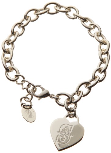 MLB Seattle Mariners Heart Tag Bracelet