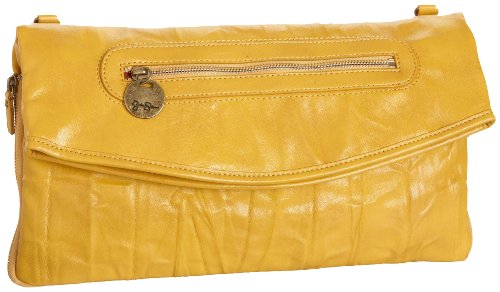 Jessica Simpson Front Row Clutch,Marigold,one size
