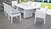 TK Classics MONACO-DTREC-KIT-6ADC2DCC-NAVY Monaco Dining Set, Spa