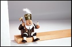 Christmas Smoker - Miner, Sitting (7 inches)