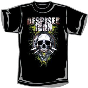 Despised Icon Skull With 4 Knives T-Shirt