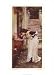 Shrine by John William Waterhouse. PLAQUE MOUNTED. 11.15 inches width by 23.15 inches height. Highest Quality Art Poster Print