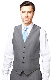 Regular Fit 5 Button Lightweight Waistcoat with Wool