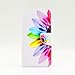 iPhone 6 Case,JanCalm [Kickstand] Pattern Premium PU Leather Wallet [Card Slots Cash Compartment] Flip Cover for Apple iPhone 6/6SIncluding - ONE Crystal Pen (Rainbow Flower)