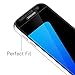 Galaxy S7 Screen Protector, JETech Tempered Glass Full Screen Screen Protector Film for Samsung Galaxy S7 (Black)