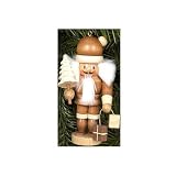 Natural Wood Mini Santa Nutcracker