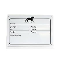 Horse Name Stall Plate

