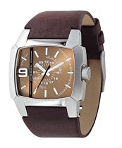 Diesel DZ1132 Gents Brown Leather Strap, Stainless Steel Case Large 3D Number 9