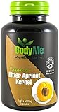 BodyMe Organic Bitter Apricot Kernel Capsules | 500mg x 180 | Soil Association Certified
