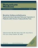 Morphine Sulfate and Naltrexone Hydrochloride Extended Release Capsules in Patients with Chronic Osteoarthritis Pain (Postgraduate Medicine)