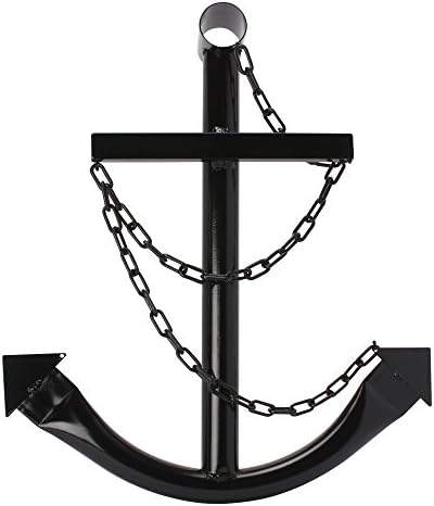 Navy Metal Anchor, 24 inch, Lighthouse Décor, Black