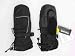New Core Ski Snow Mitten Black & Gray Trim Men's
