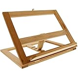 U.S. Art Supply&reg; Large Wooden Bookrack Easel & Cookbook Holder