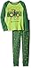 John Deere Boys' Little Pj, Light Green/Green, 5